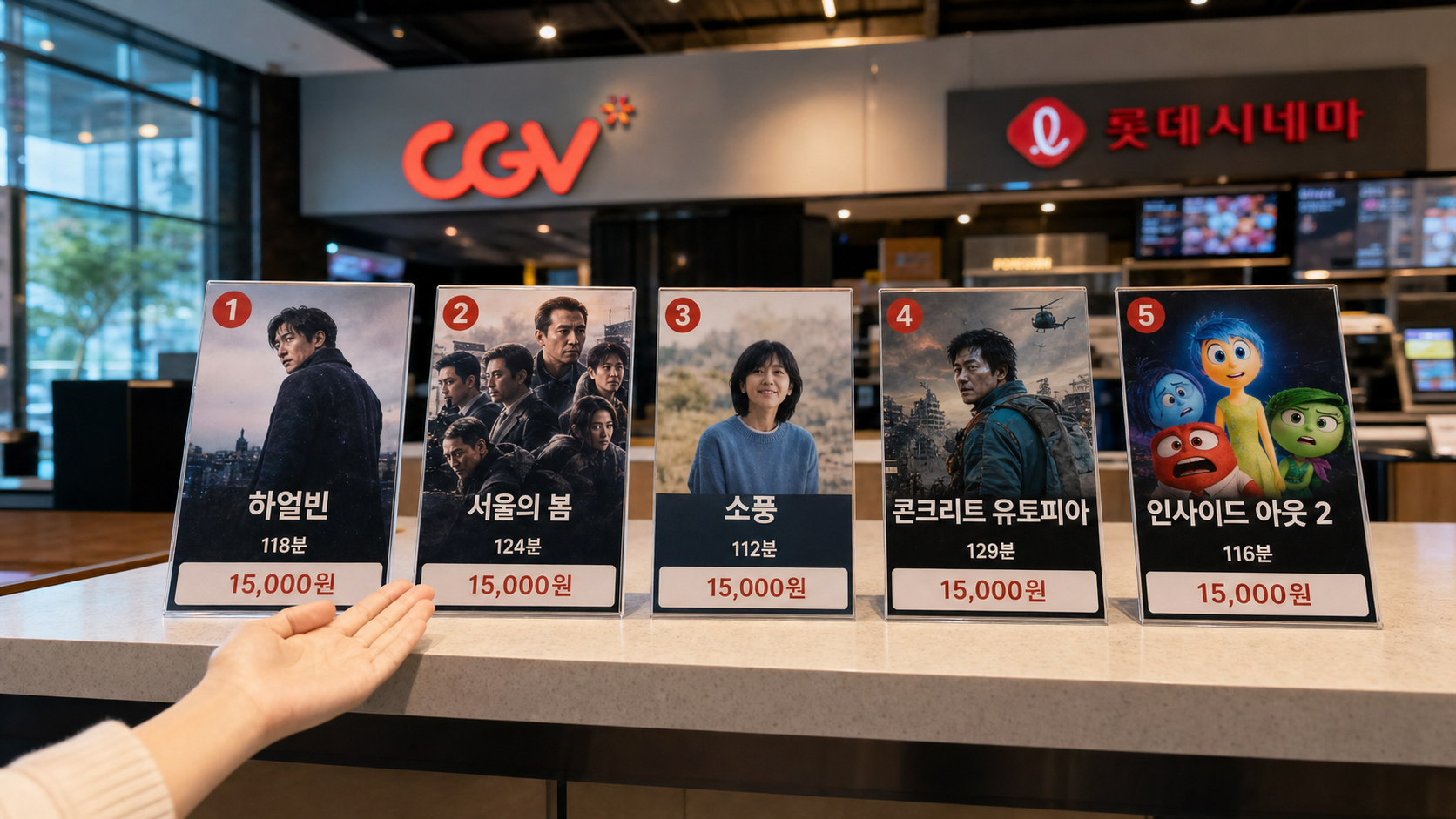이번 주 영화 추천 – 서울 데이트에 좋은 작품 5편